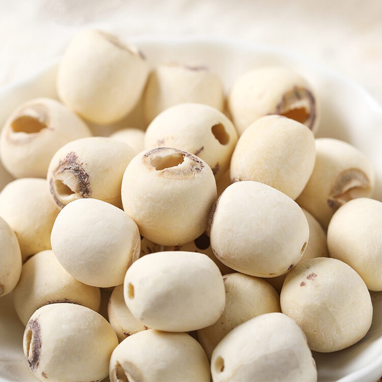 盛耳莲子 磨皮通芯白莲子250g  南北干货桂圆百合银耳羹煲汤食材 菜管家商品