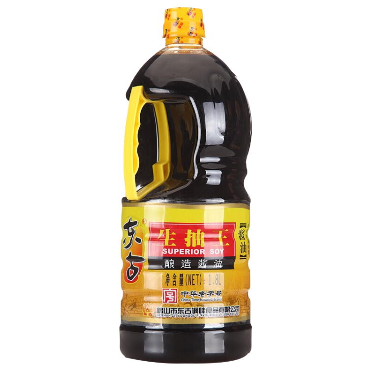 東古 生抽王【釀造醬油】1.8L 紅燒炒菜涼拌鮮味足 中華老字號 菜管家商品