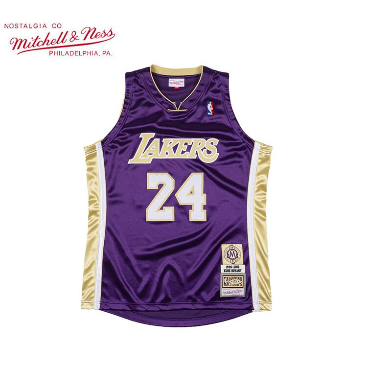 mx26n科比24号复古球衣名人堂限定紫金配色au球员版nba湖人队篮球服