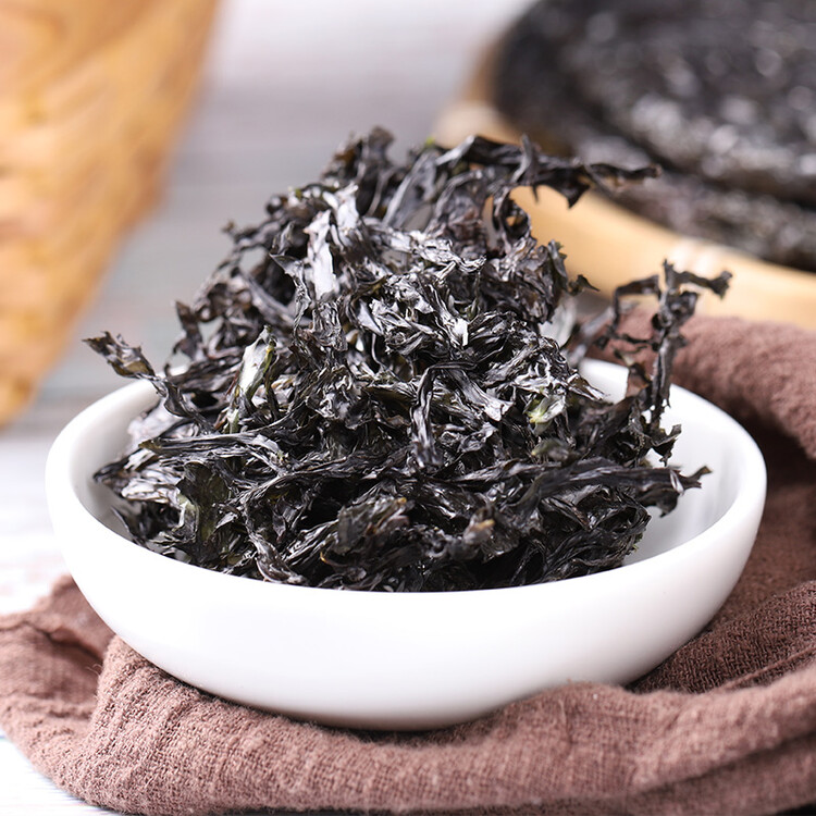 富昌 紫菜100g 不熏不掺 福建特产 南北海产干货 海带虾皮干坛紫菜汤