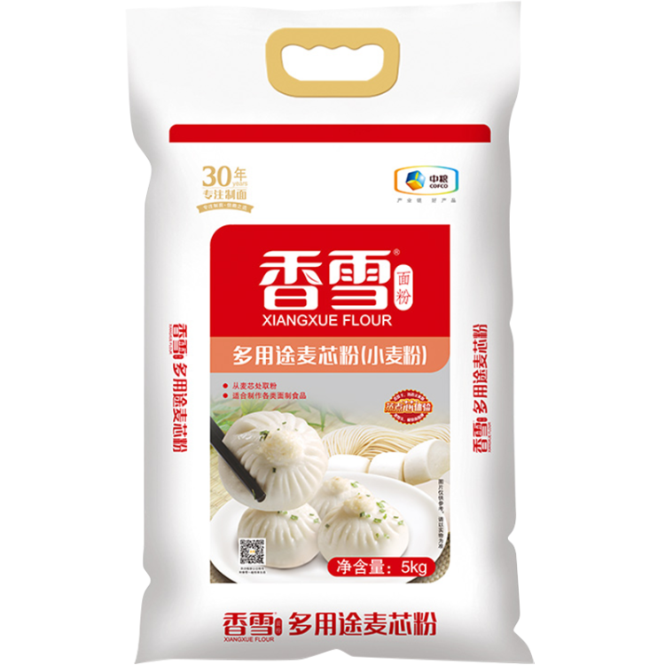 香雪面粉多用途麥芯粉 小麥粉麥芯粉 面粉10斤(新老包裝更替) 菜管家商品