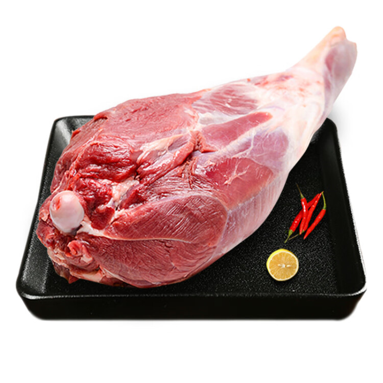 大牧汗 羔羊法式羊后腿4斤装 新鲜羊肉烧烤食材 火锅食材 羊肉生鲜 光明服务菜管家商品 