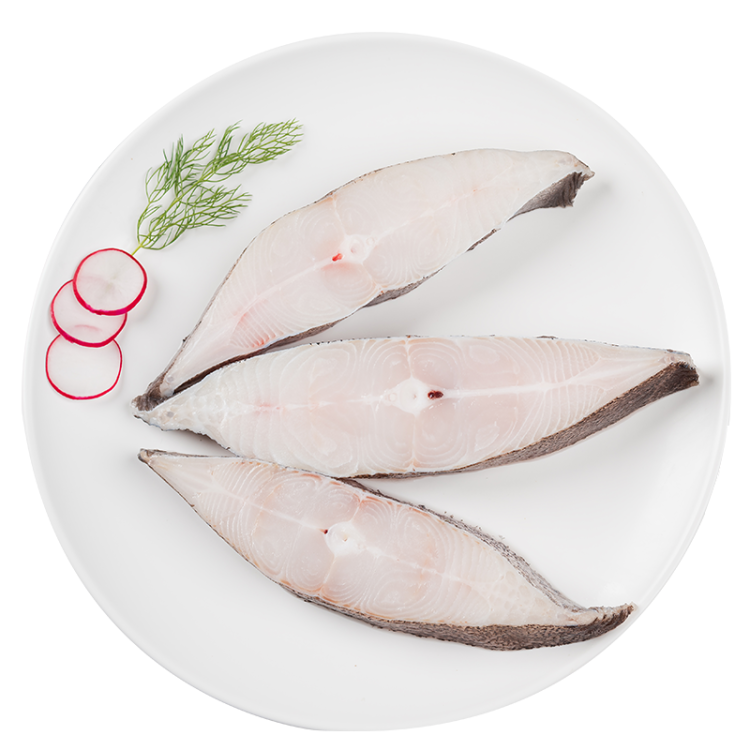 我爱渔冷冻格陵兰比目鱼300g 2-3块 扁鳕鱼鲽鱼鸦片鱼 生鲜鱼类 光明服务菜管家商品 