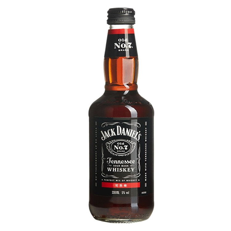 杰克丹尼（Jack Daniels）预调酒可乐+柠檬+苹果味330ml*6瓶礼盒装  光明服务菜管家商品 