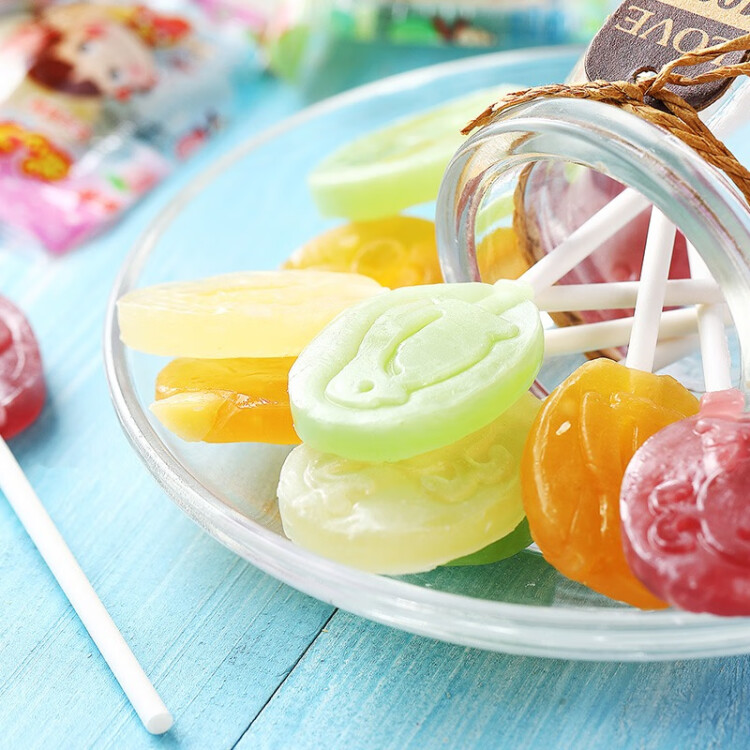 不二家混合水果味棒棒糖375g（60支）儿童糖果 喜糖零食 光明服务菜管家商品 