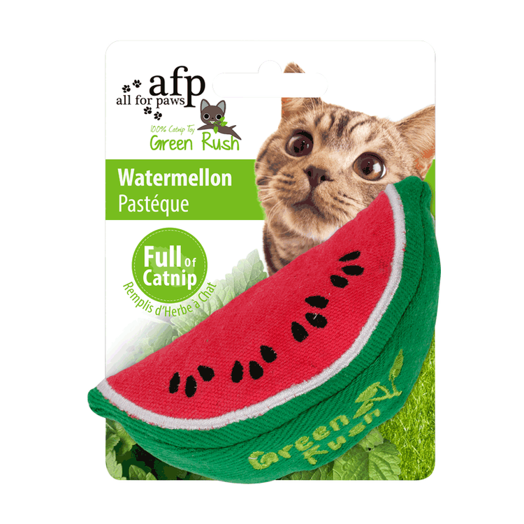 Afp逗猫棒猫玩具鱼仿真自嗨猫薄荷包玩偶幼猫磨牙小猫猫咪的用品西瓜 图片价格品牌评论 京东