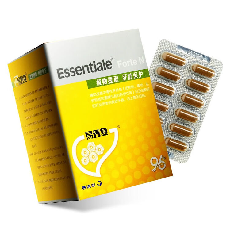 易善复多烯磷脂酰胆碱胶囊保肝护肝酒精肝脂肪肝肝炎96粒建议疗程612