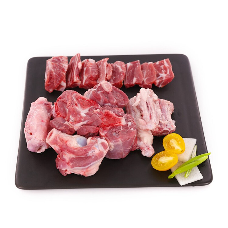 鲜京采内蒙古手把羊肉 1.5kg/袋 3斤装 炖煮食材 谷饲羊肉 光明服务菜管家商品 