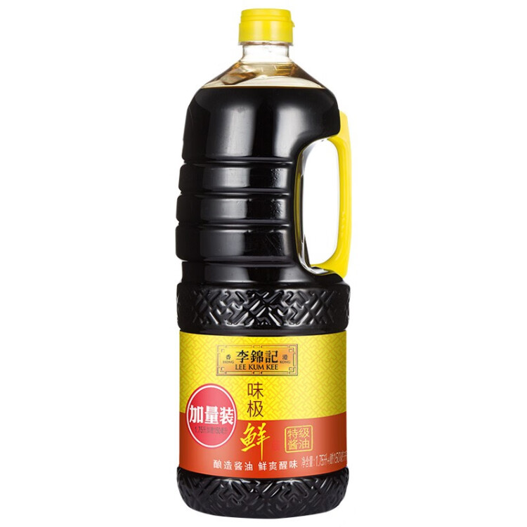 李锦记味极鲜系列 味极鲜特级酱油【特级 0添加防腐剂】1.9L 高鲜生抽