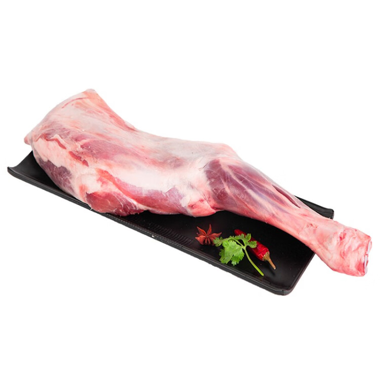 涝河桥 宁夏滩羊 羊前腿 1.5kg/条 原切羊腿滩羊肉生鲜烧烤食材 光明服务菜管家商品 