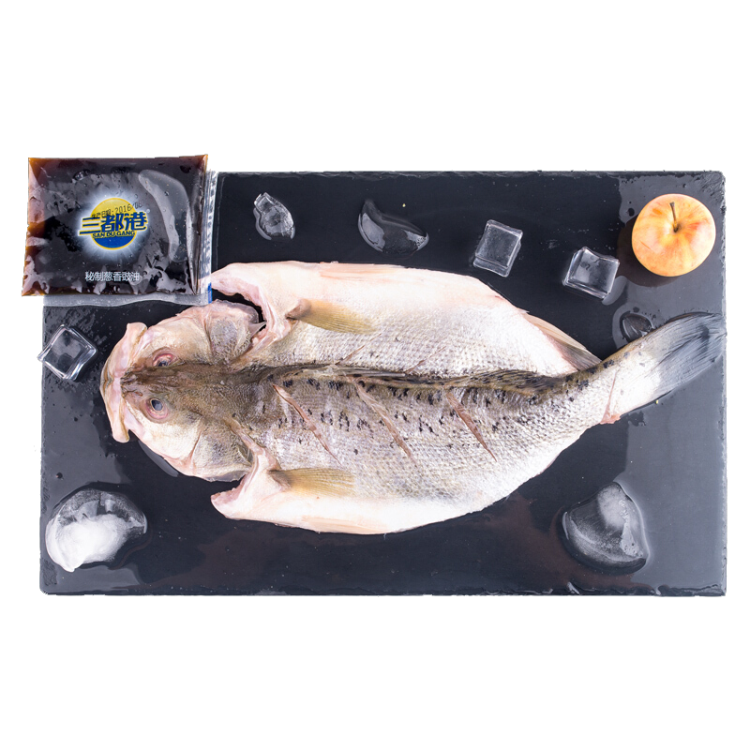 三都港 冷冻三去海鲈鱼500g（内附料包）海鱼 生鲜 鱼类 海鲜水产 年货