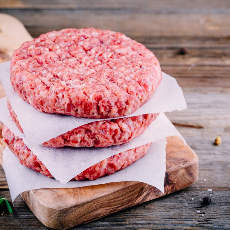 天譜樂食國產牛肉餅400g(4片*100g) 谷飼牛肉 冷凍 西式早餐餅漢堡純肉餅