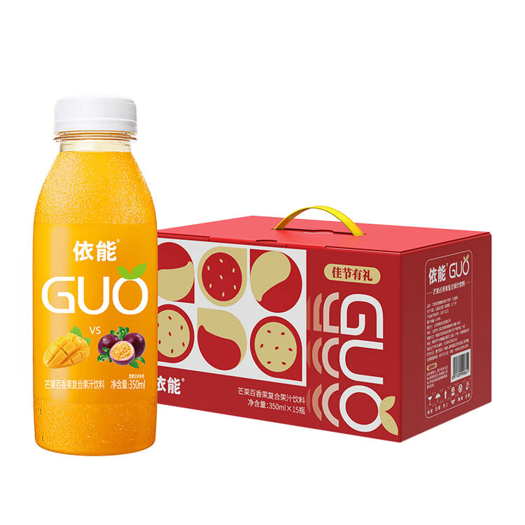 依能果汁 芒果果汁礼盒 送礼饮料350ml*15瓶 结婚喜宴饮料整箱装【图片 价格 品牌 评论】-京东
