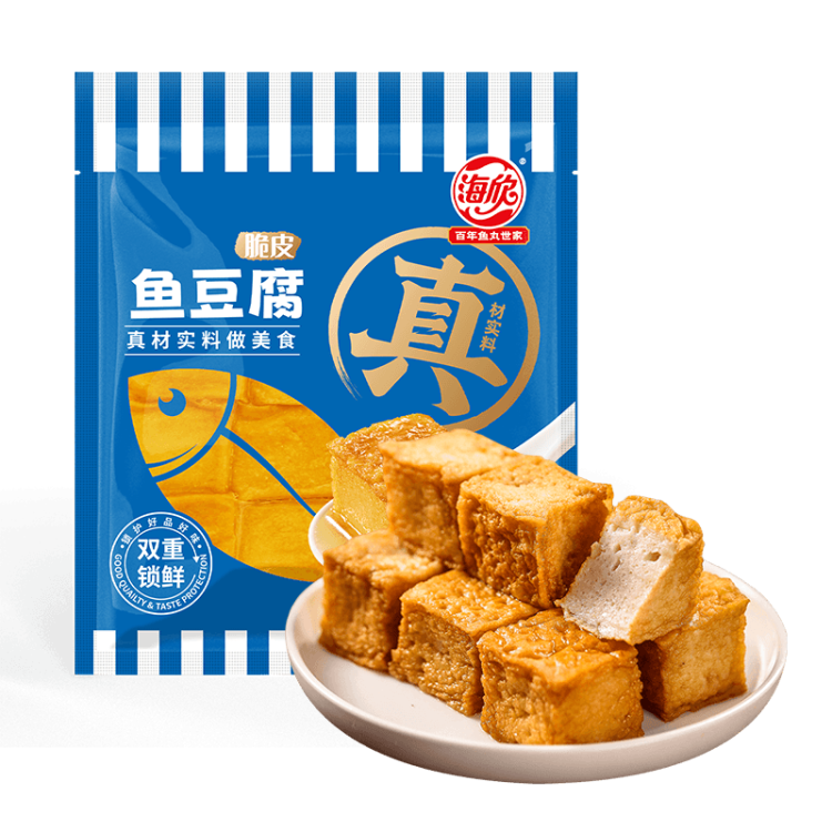 海欣 鱼豆腐260g 国产 鱼糜≥70% 关东煮烧烤火锅食材 光明服务菜管家商品