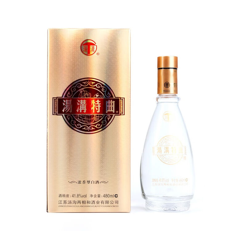 汤沟旗舰店汤沟特曲白酒418度单瓶装