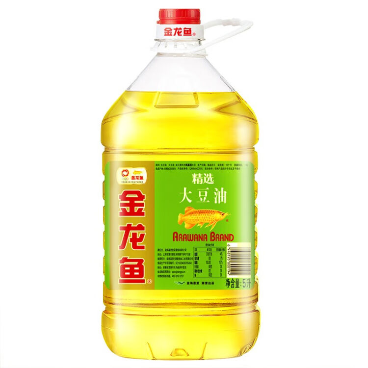 金龙鱼食用油精选大豆油5l