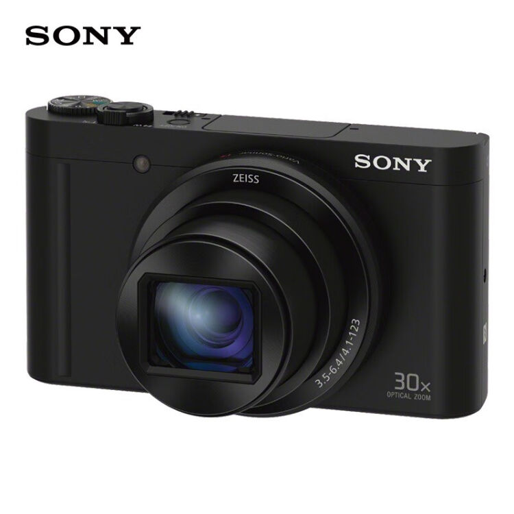 索尼（SONY） DSC-WX500 数码相机黑色（1820万有效像素3英寸180度可 