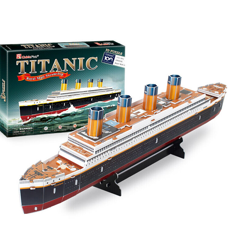 乐立方拼装玩具船模模型立体拼图拼装模型3d拼图男孩diy拼插积木建筑模型泰坦尼克号t4012六一儿童节礼物 图片价格品牌评论 京东