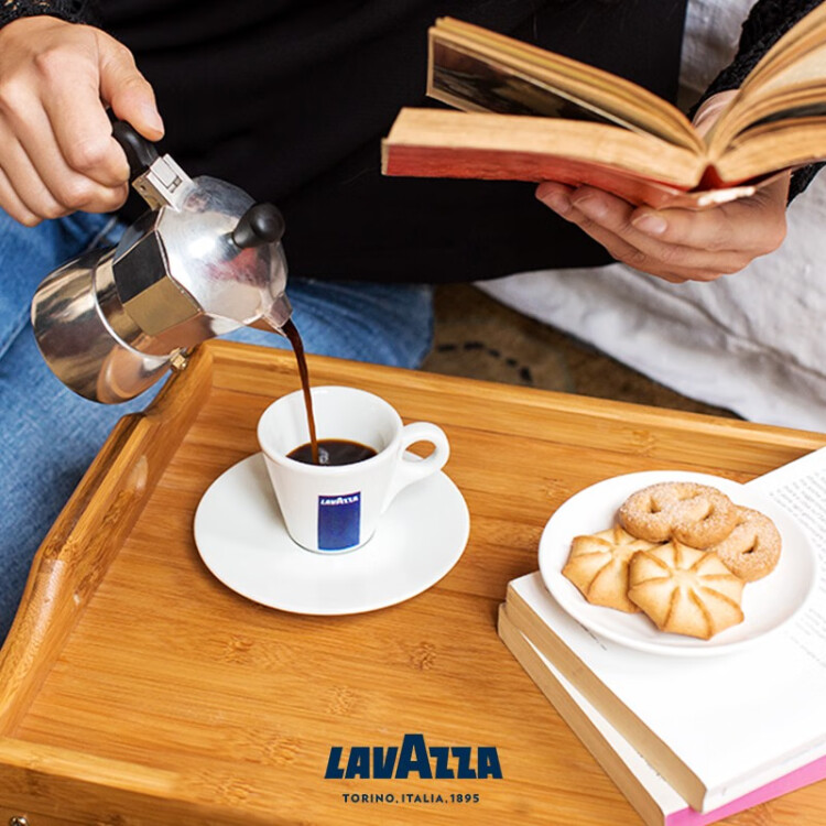 拉瓦萨（LAVAZZA）意大利原装进口阿拉比卡拼配 欧罗金咖啡豆250g 光明服务菜管家商品 