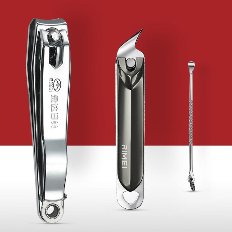 金达日美指甲刀斜口中号指甲钳成人表皮剪单只装实用3只装斜口平口