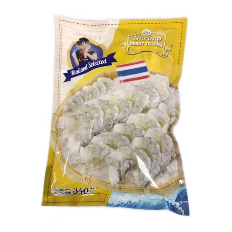 京东生鲜泰国无保水剂虾仁（特大号）BAP认证 340g /袋 21-30 只 海鲜水产 光明服务菜管家商品 