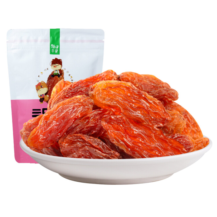 三只松鼠玫瑰红葡萄干120g/袋 蜜饯果干果脯休闲零食新疆特产 菜管家商品