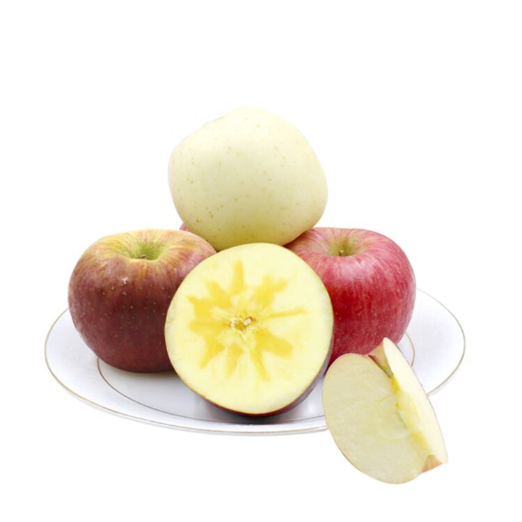 京鮮生 煙臺紅富士蘋果 4個一級鉑金果 單果160-190g 簡裝水果