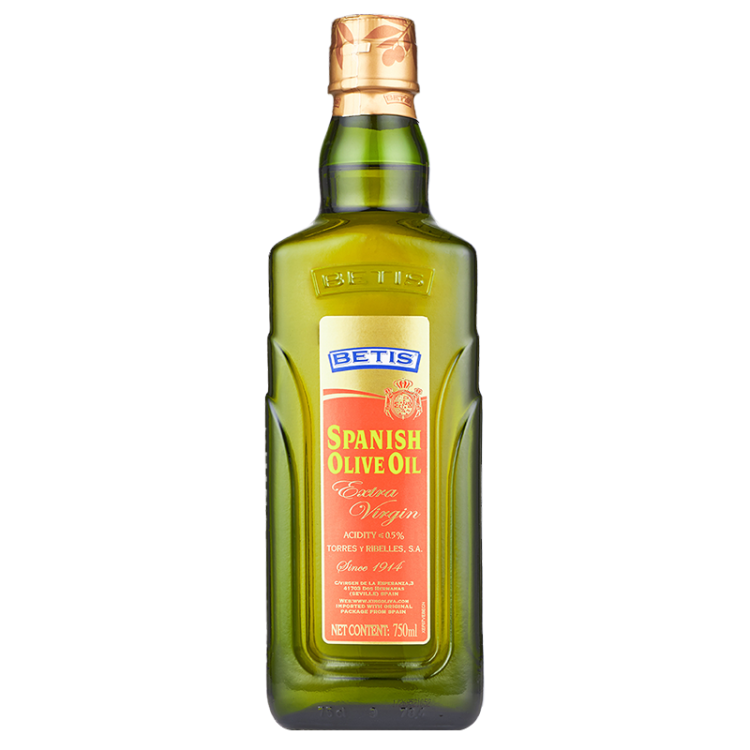 贝蒂斯（BETIS）特级初榨橄榄油 750ml/瓶 食用油 西班牙原装进口 单只礼盒包装 光明服务菜管家商品 
