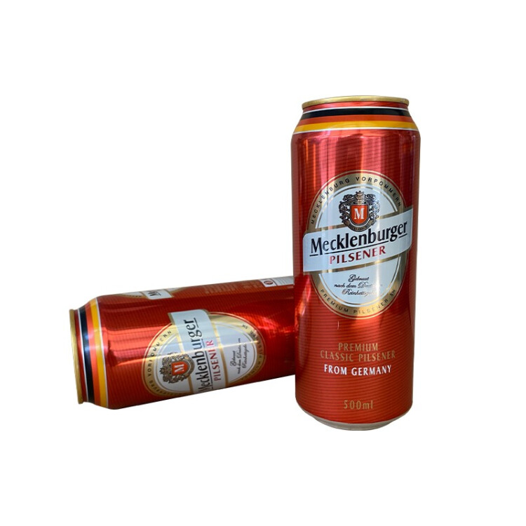 梅克倫堡(Mecklenburger)比爾森啤酒500ml*24聽 整箱裝 德國原裝進口