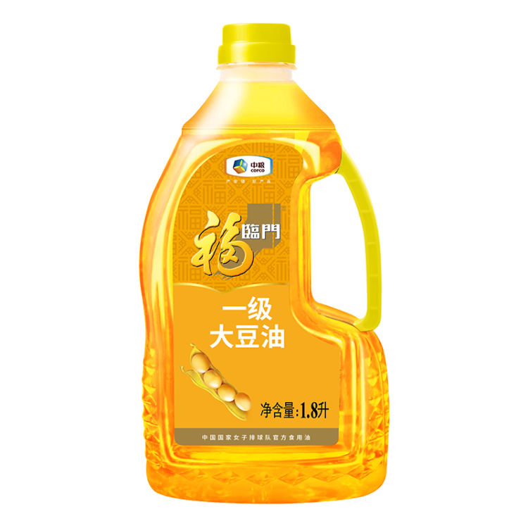 福临门 食用油 浸出一级大豆油 1.8L 中粮出品 菜管家商品