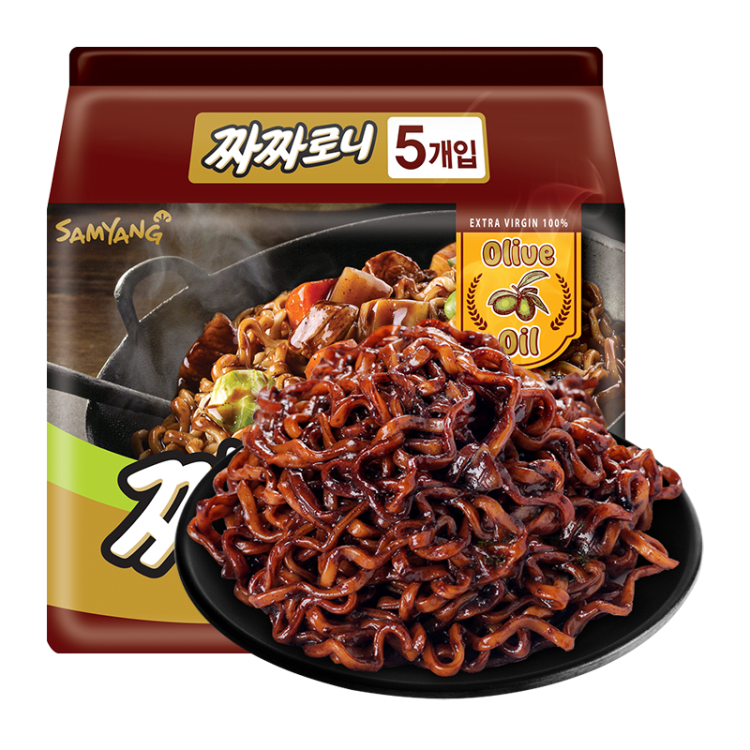 三養（SAMYANG）三养炸酱味拌面 700g(140g*5包)方便面拉面不辣火鸡面袋面速食 菜管家商品