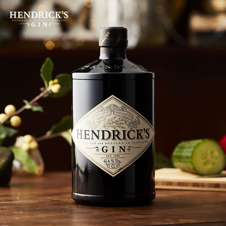 亨利爵士hendricks洋酒苏格兰高级金酒杜松子酒700ml