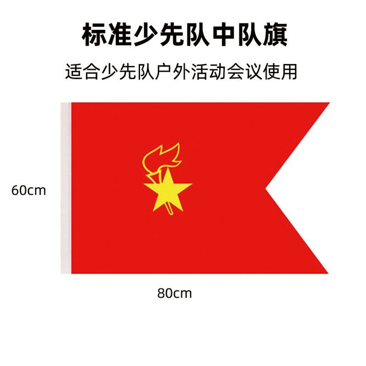 中国少年先锋队标准少先队队旗大队旗中队旗小队旗 春亚纺面料 中队旗 60X80厘米 1个【图片 价格 品牌 评论】-京东