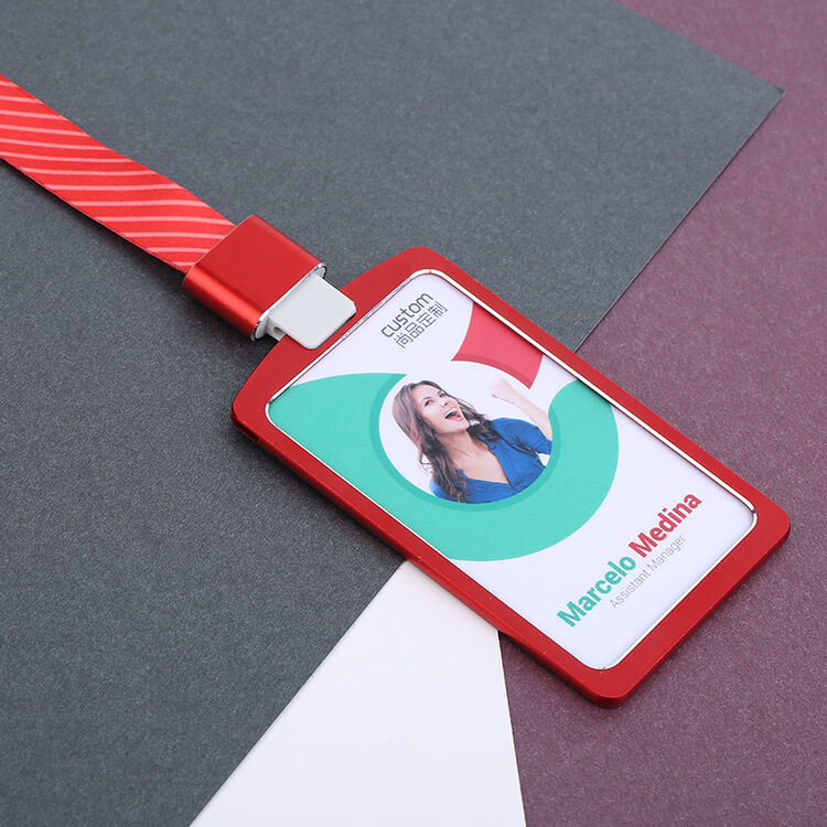 标点视界铝合金工牌卡套工作证定制挂绳定制logo厂牌