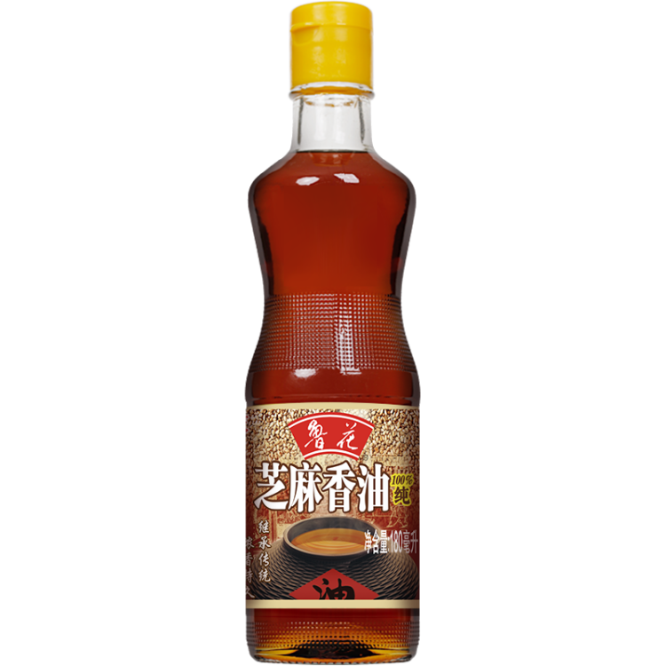 鲁花 食用油 调味品 芝麻香油 180ml 芝麻油 菜管家商品