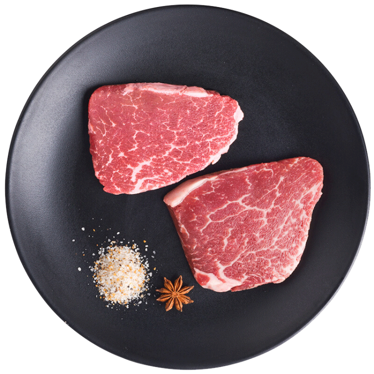 春禾秋牧 安格斯原切儿童菲力（里脊）牛排150g(1-2片) 进口牛肉 光明服务菜管家商品 