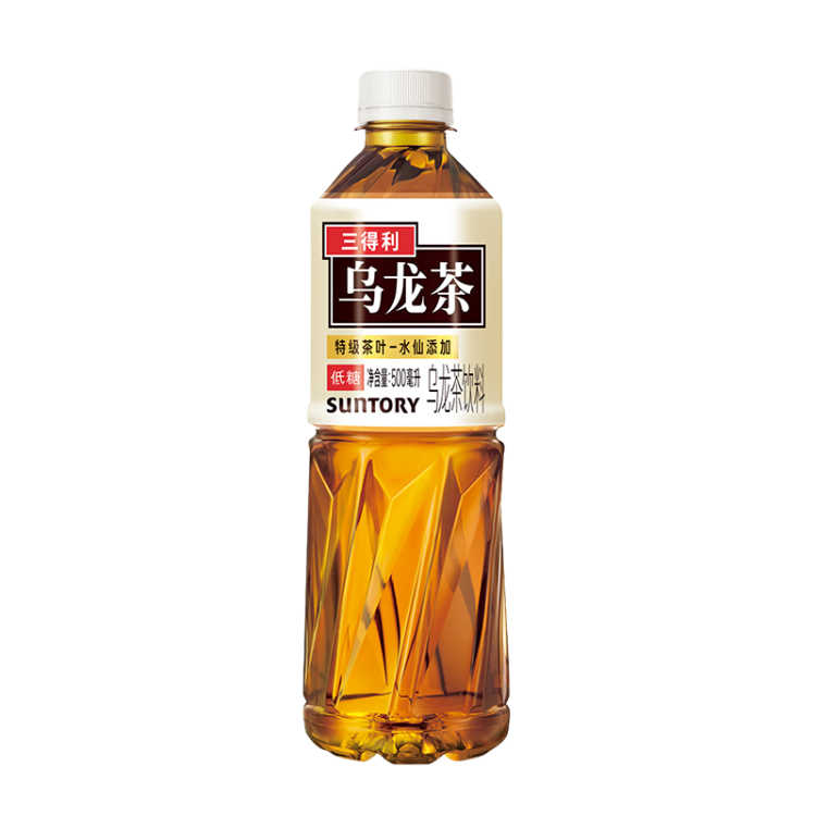 三得利 低糖乌龙茶饮料500ml*15瓶整箱装 光明服务菜管家商品