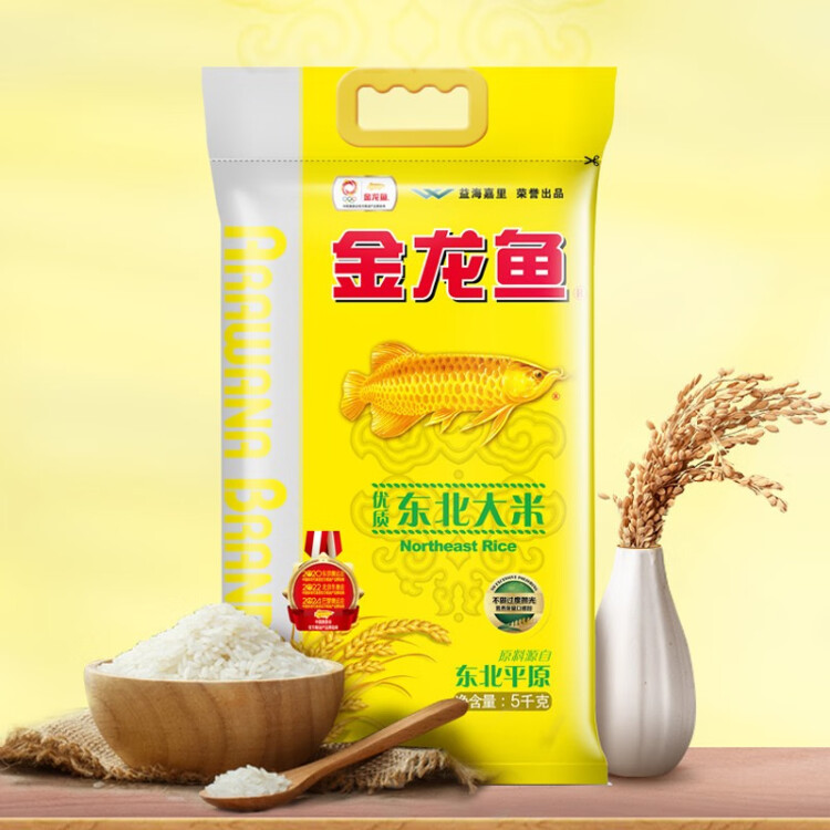 金龍魚 優(yōu)質(zhì)東北大米 粳米 10斤 菜管家商品