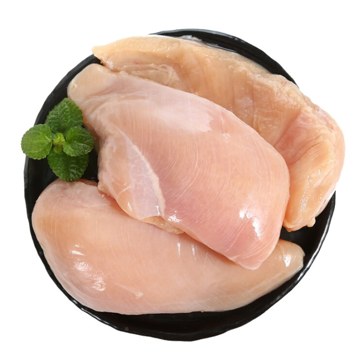 上鲜 鸡大胸 1kg 冷冻 出口级 健身鸡胸肉鸡肉轻食代餐 清真食品 光明服务菜管家商品 