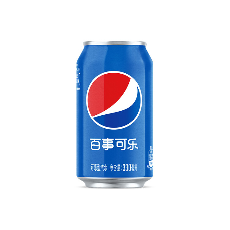 百事可乐 Pepsi  汽水 碳酸饮料 330ml*24听 百事出品 光明服务菜管家商品 