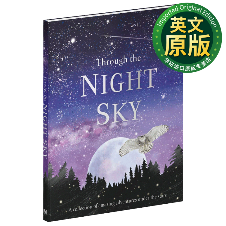 夜空观星DK Through the Night Sky 儿童天文知识宇宙图解百科英文原版