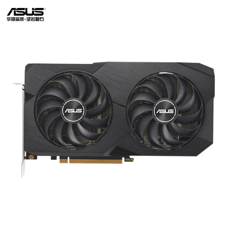 华硕ASUS DUAL-RX6600-8G AMD RADEON RX 6600 电竞游戏显卡【图片价格