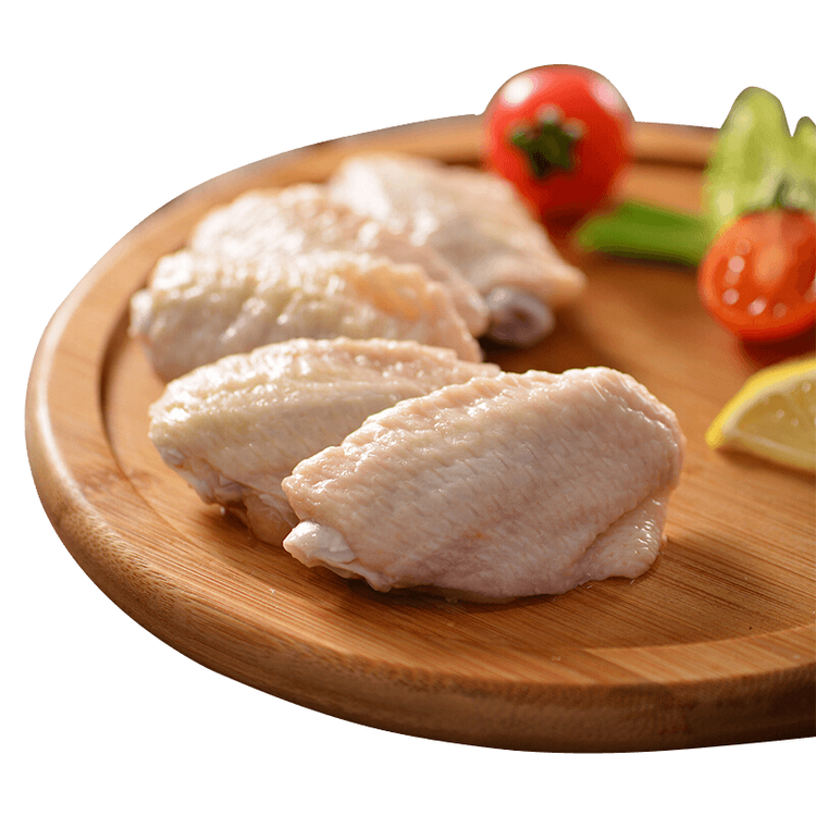 华都食品 单冻翅中2斤 新鲜大鸡翅膀 炸鸡翅 可乐鸡翅 烧烤食材 出口级 菜管家商品