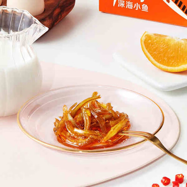 劲仔深海小鱼 麻辣味 300g/盒 20包  鱼仔鱼干海味零食【刘晓庆推荐】 菜管家商品