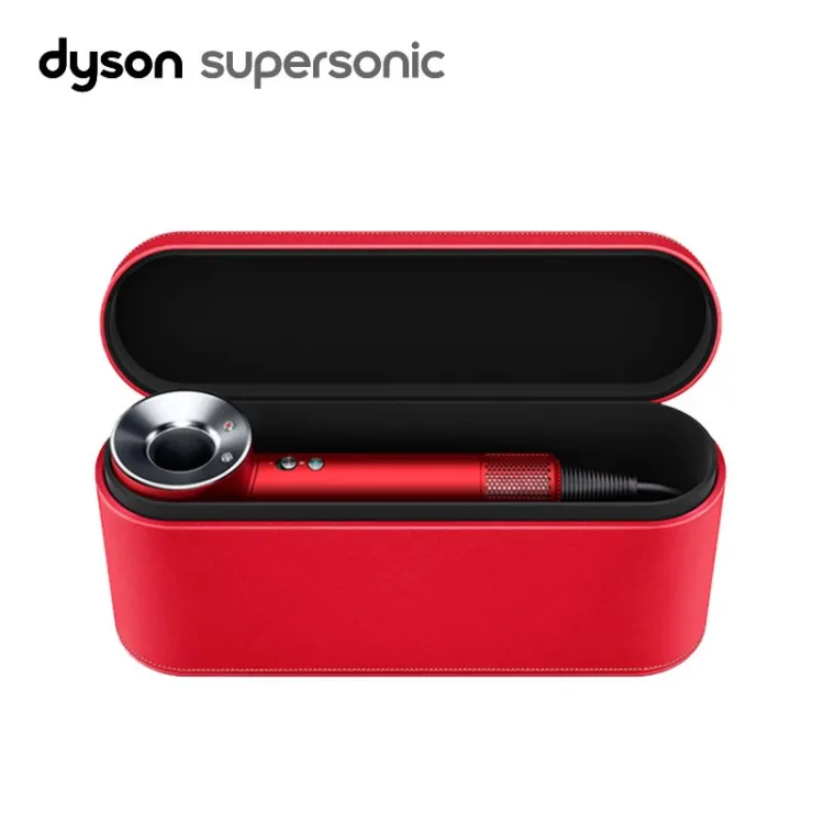 戴森(Dyson) HD03 中国红礼盒 Supersonic 负离子电吹风 进口家用【新款红色吹风机+收纳盒】