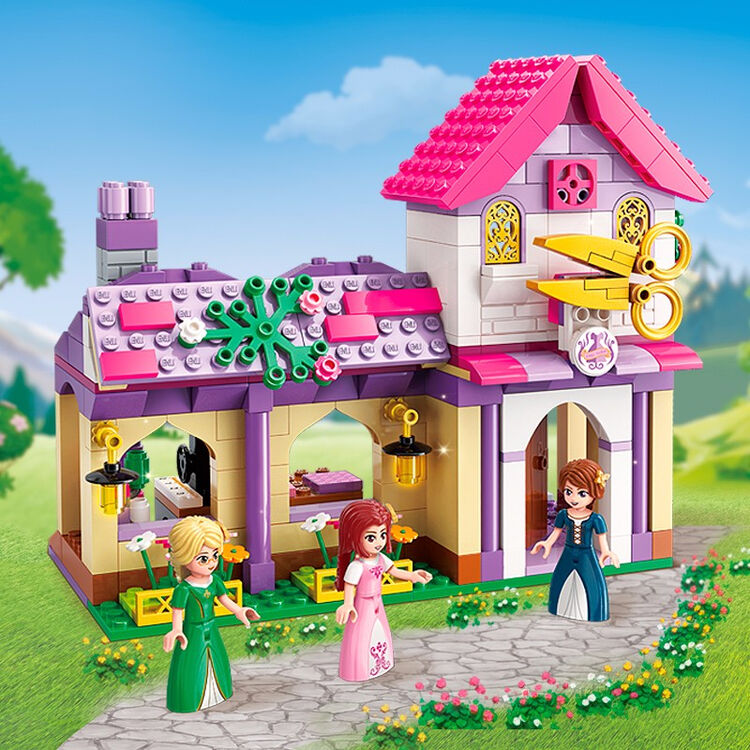 兼容乐高6-8-11-12岁女孩拼插模型莉娅公主系列巧手礼服店2606【图片