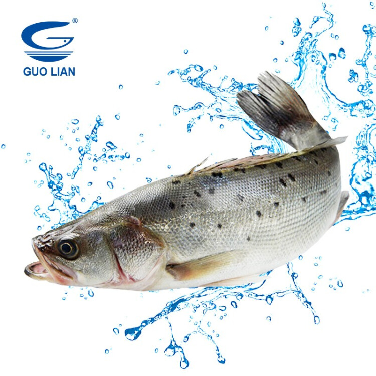 GUO LIAN國聯水產 酒香海鱸魚 三去開背凈膛 凈重400g 單條裝 國產 冰凍