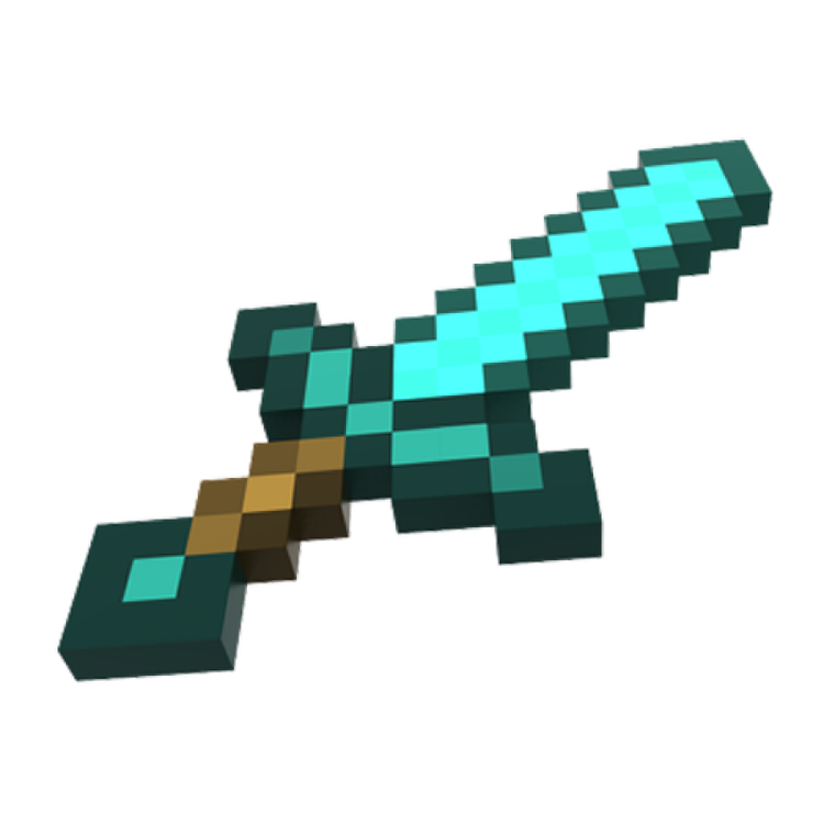 我的世界纸模我的世界minecraft工具大全合集钻石镐锄剑斧铲手工纸模钻石剑33厘米长 图片价格品牌评论 京东