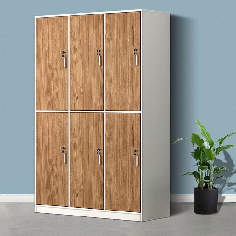 中伟木质更衣柜板式员工储物柜健身房游泳馆浴池浴室存衣柜