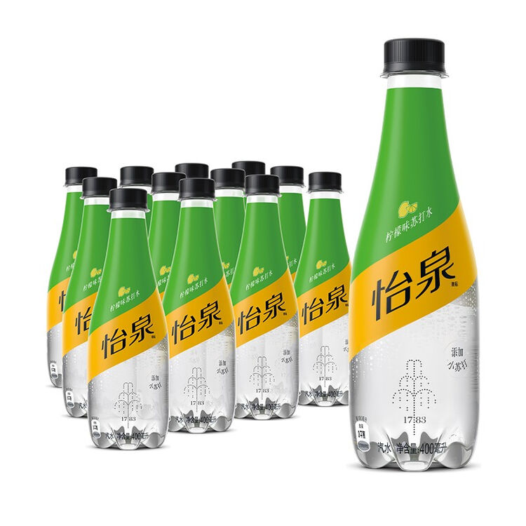 怡泉 Schweppes 无糖零卡 柠檬味 苏打水 汽水饮料 400ml*12瓶 整箱装 可口可乐公司出品 新老包装随机发货【图片 价格 品牌 ...